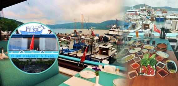 Keyifli manzarada eşsiz lezzetler