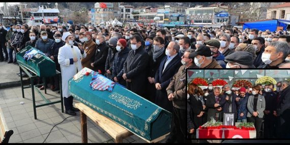 Sarıyer’de on binlerce kişi Büyükdurmuş çiftini uğurladı