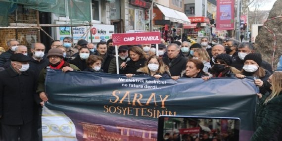 CHP Sarıyer’den artan zamlara basın açıklaması