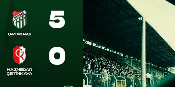 Çayırbaşıspor futbol resitali!