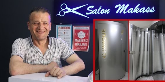 Salon Makas’ta solaryum hizmete açıldı