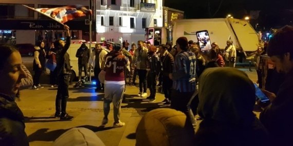 Sarıyer’de Trabzonspor rüzgarı esti