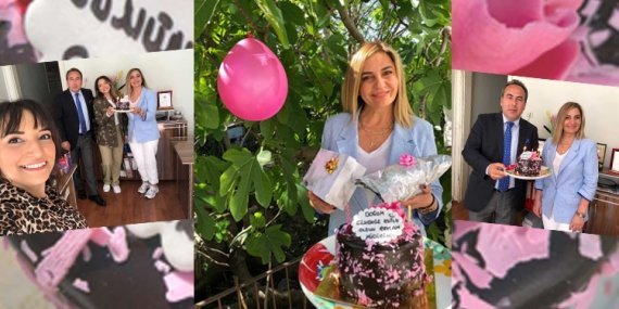 Reklam Müdürü Yasemin Cebeci’ye sürpriz doğum günü