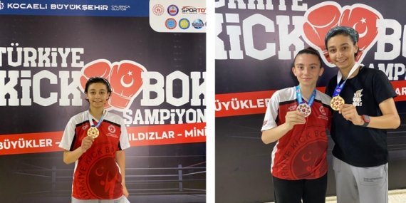 Kick Boks’ta Sarıyer’e çifte başarı!