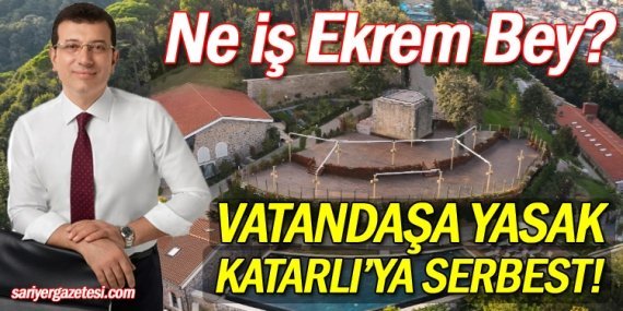 Vatandaşa yasak, Katarlıya serbest!