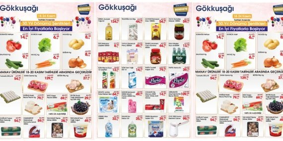 Gökkuşağı Market’te 30. yıl fısatları!