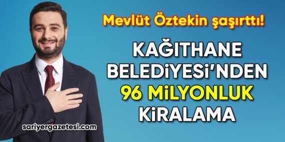 Kağıthane’den kiralık araçlara 96 milyon