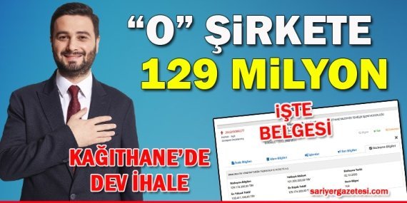 Kağıthane’de 129 milyonluk temizlik ihalesi
