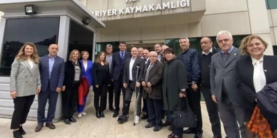 Muhtarlar’dan Kaymakam’a hoşgeldin ziyareti