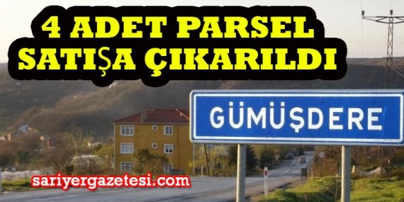 Gümüşdere’de 4 adet taşınmaz satışa çıkarıldı!