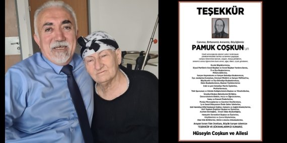 Başkan Coşkun teşekkür mesajı yayınladı