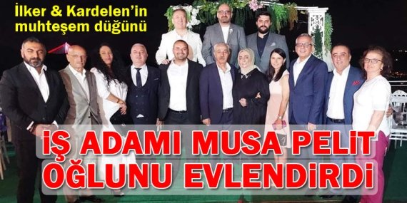 İlker Pelit ve Kardelen Akçay Sarıyer’de evlendi