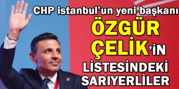 Sarıyer’den 9 isim kurultay delegesi oldu!