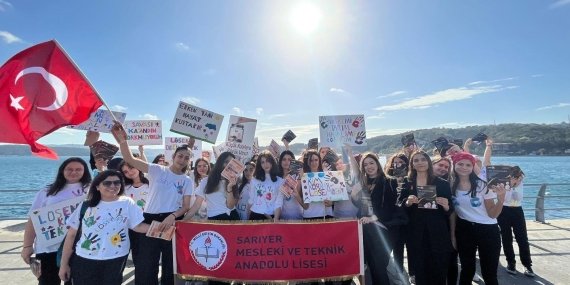 Sarıyer’de öğrenciler farkındalık yarattı