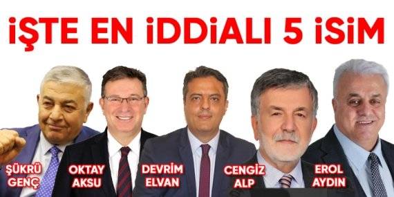 İşte CHP’nin en iddialı 5 ismi!