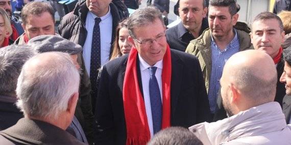 Oktay Aksu, Sarıyer’de esnafla buluştu