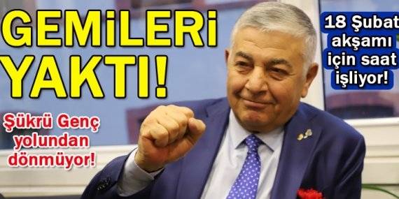 Şükrü Genç; yolundan ve yemininden dönmüyor!