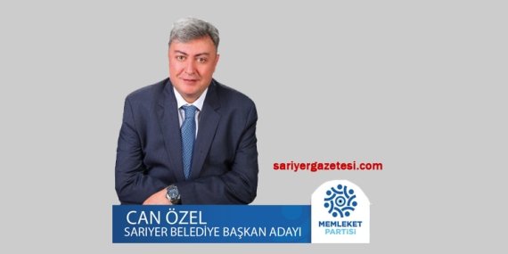 Memleket Partisi Sarıyer Belediye Başkan Adayı Can Özel
