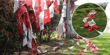 chp_sariyer_bayraklar_kesildi