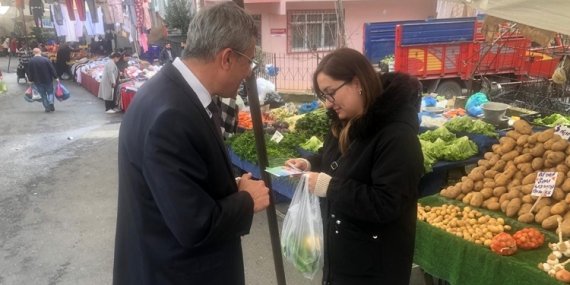 Pınarbaşı, Reşitpaşa’da pazar esnafı ziyaret etti