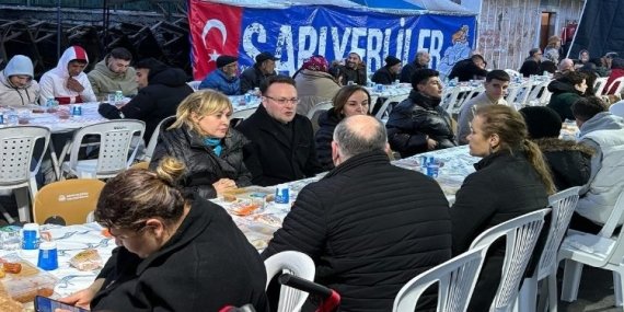 Temur, Sarıyer Spor kulübü taraftarıyla iftar yaptı