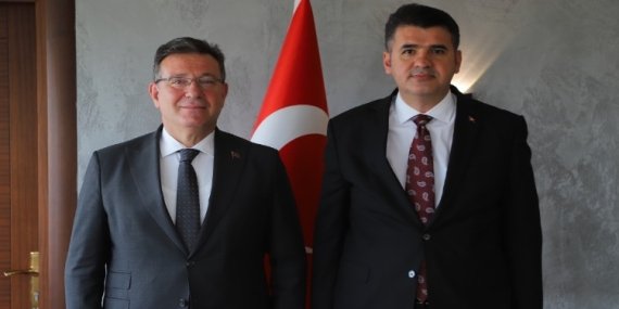 Aksu’dan Kaymakam Kalaylı’ya ziyaret