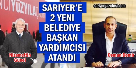 Osman Demir ve Nizamettin Günel başkan yardımcısı oldu