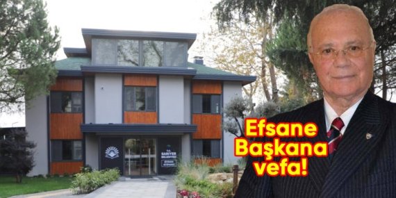 Efsane Başkan İhsan Yalçın’ın adı ölümsüzleşti!