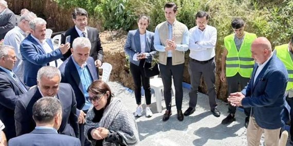 Kireçburnu’da beklenen temel dualarla ve kurban kesilerek atıldı!