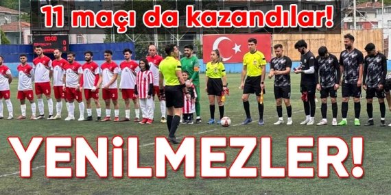 Sarıyer 1923 Özkan, 11 maçın 11’ini de kazandı!