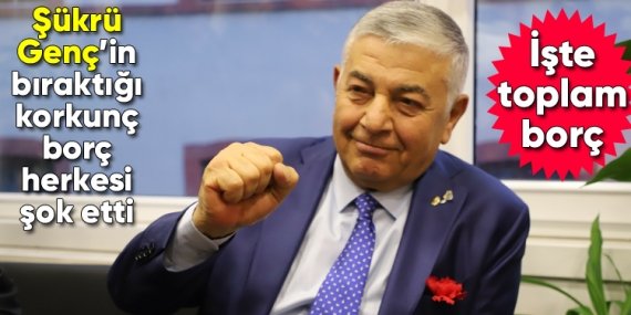 Şükrü Genç’ten Oktay Aksu’ya rekor borç!