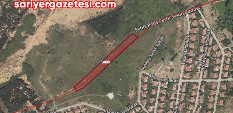 Sarıyer Belediyesi 7 bin 352 metrekarelik araziyi satıyor!