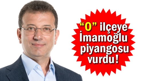 İmamoğlu’dan “o” ilçeye 561 milyonluk piyango!