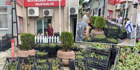 Büyükdere’de mezarlıklar çiçek açıyor