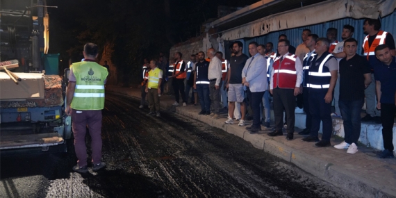 Sarıyer 40 bin ton asfaltla yenileniyor!