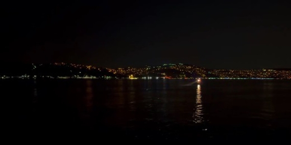 Tarabya açıklarında panik anları!