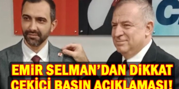 Emir Selman’dan çok önemli basın açıklaması!