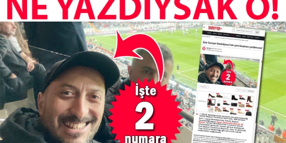 Sarıyer Gazetesi 3 ay önce yazdı, şimdi görevde!