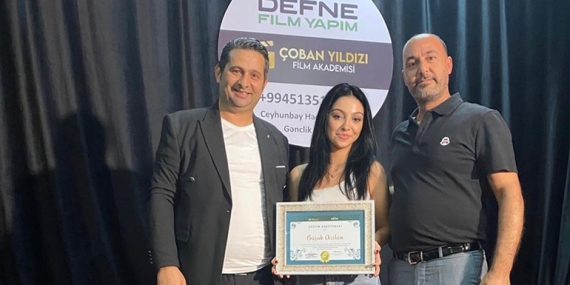 Yalçın Çoban ve Hasan Arslan Azerbaycan sinemasında