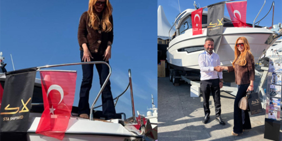 Pınar Eliçe tekne sahibi oldu