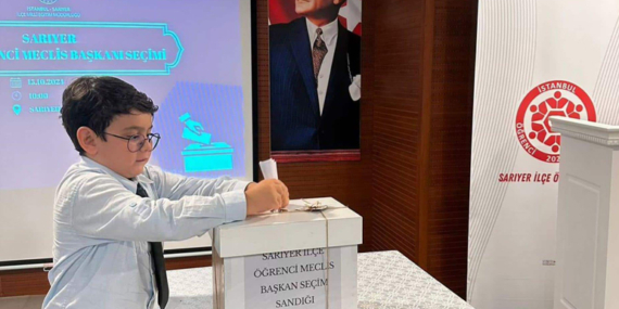 Sarıyer’de seçim sandığı kuruldu