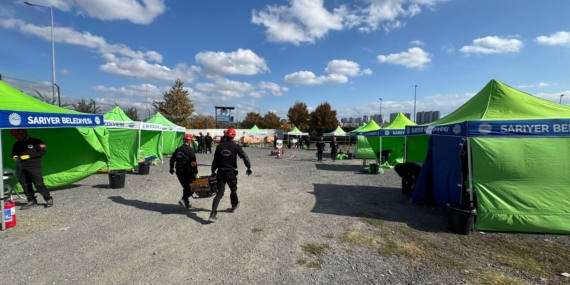 Sarıyer’in ekibinden AFAD başarısı