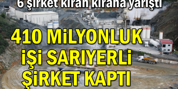 İSFALT’tan Sarıyerli şirkete 410 milyonluk ihale!