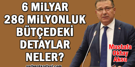 Sarıyer Belediyesi’nin İBB meclisinde kabul edilen 6 milyar 286 milyonluk bütçesindeki detaylar!