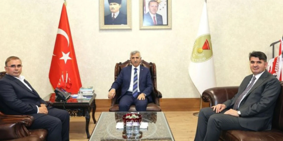 Sarıyer Kaymakamı Kalaylı, K.Maraş Valisi’ni ziyaret etti!