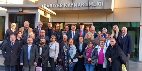 Sarıyer Kent Konseyi’nden Kaymakam Ömer Kalaylı’ya ziyaret!