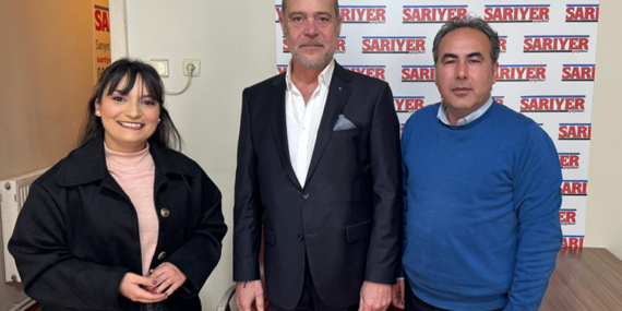 Erhan Ertürk’ten Sarıyer Gazetesi’ne ziyaret