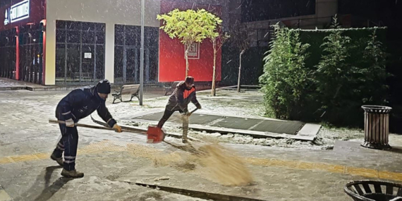 İstanbul’da karla mücadele!