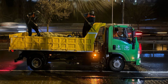 Karla mücadele çalışmaları sona erdi