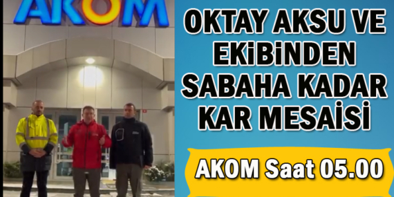 Sarıyer’de kar alarmı! 75 araç, 600 personel sabaha kadar sahada!
